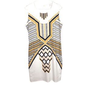 K. Jordan Geometric Sleeveless Dress size Large